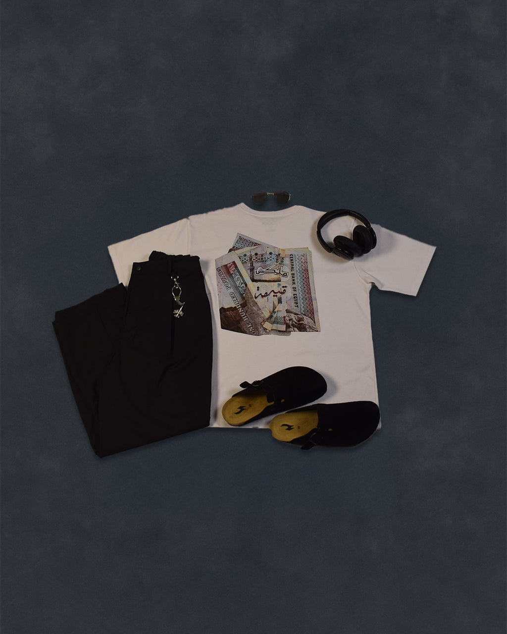 White Money “ملكش قيمة" Design T-Shirt