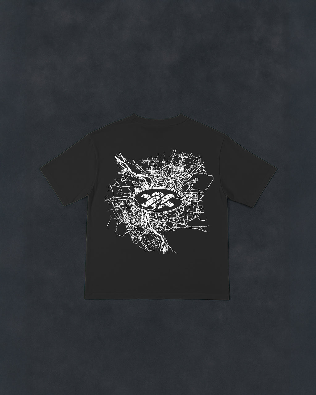 Black Cairo GTA Map T-Shirt