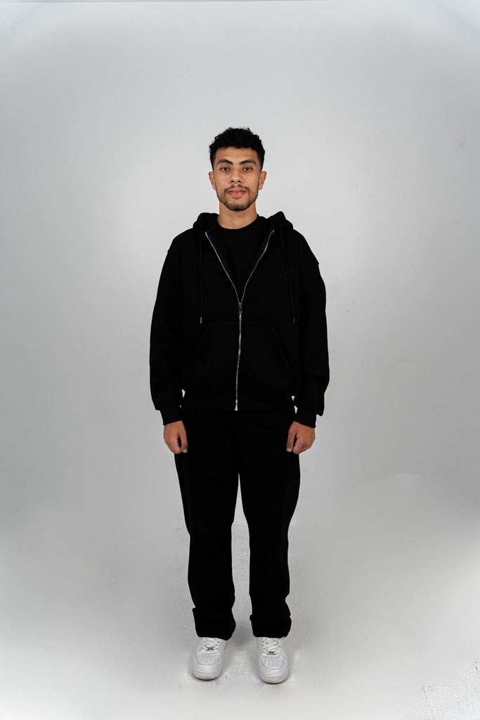 Black Zip-Up