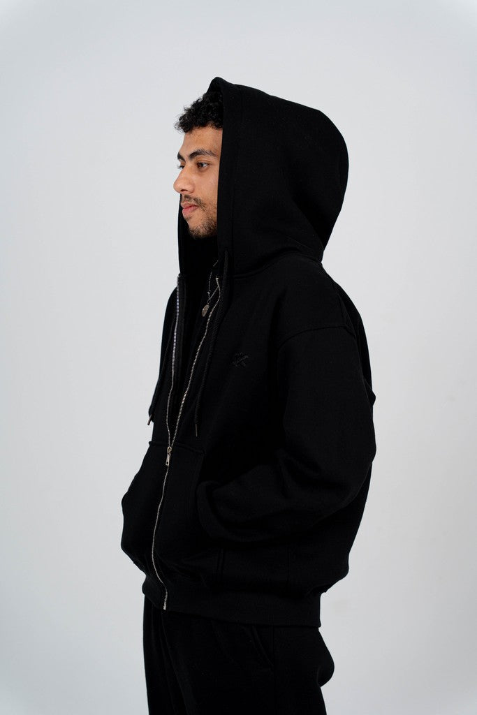 Black Zip-Up