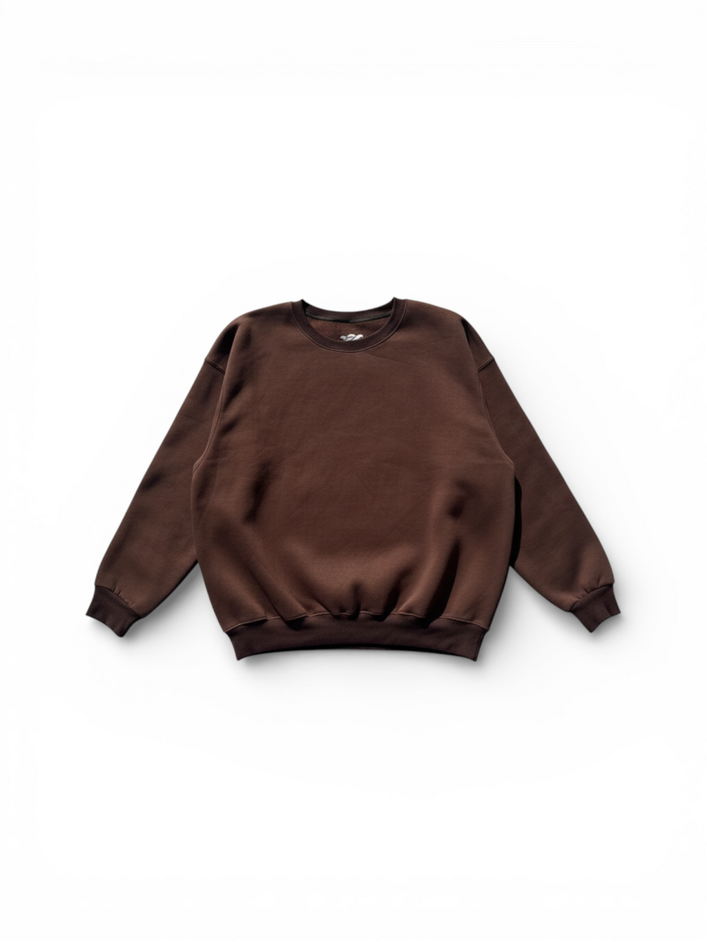 BROWN CREWNECK