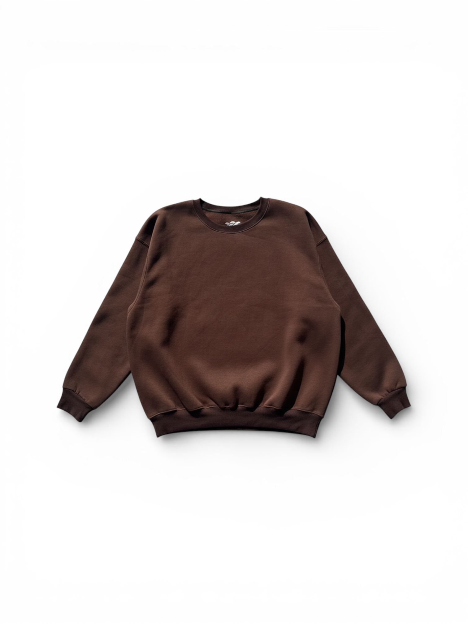 BROWN CREWNECK